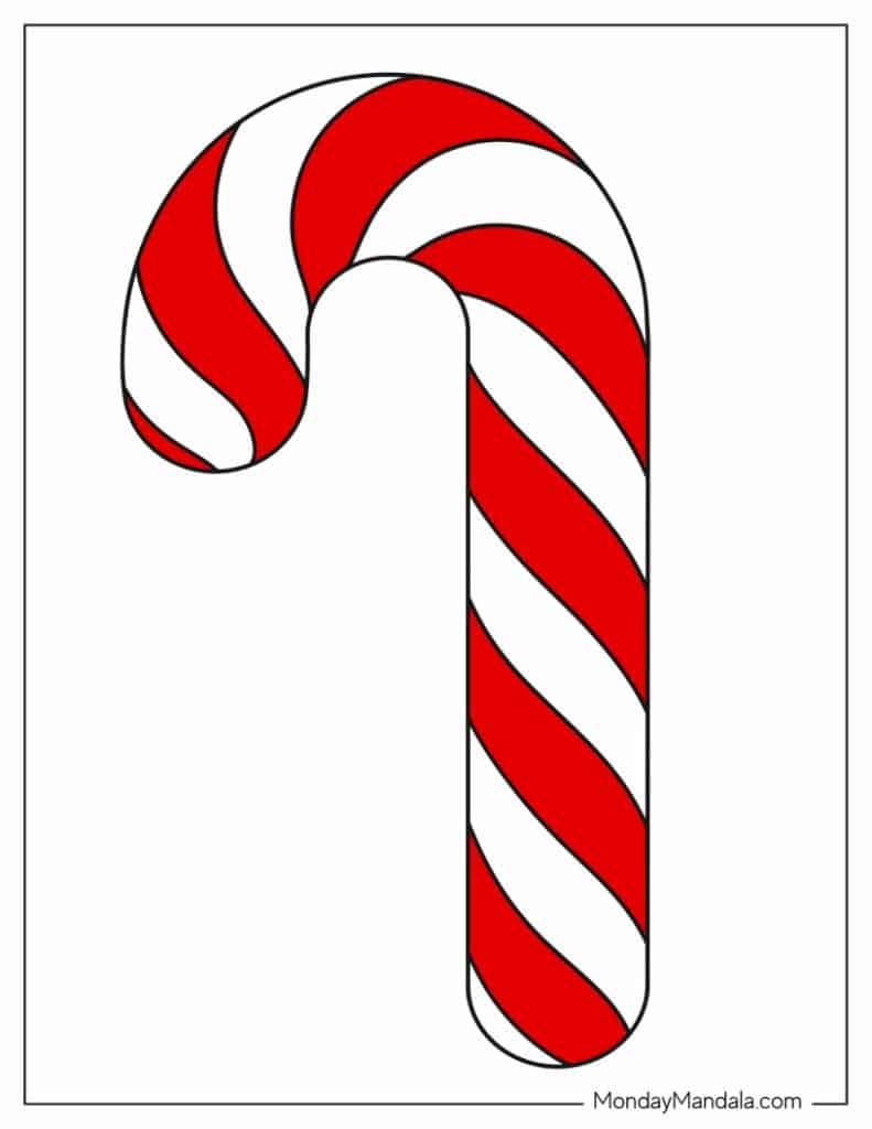 44 candy cane templates (free pdf printables)